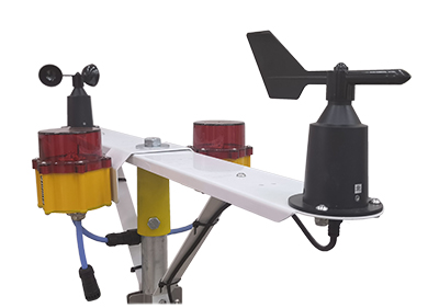Wind direction and wind speed sensors